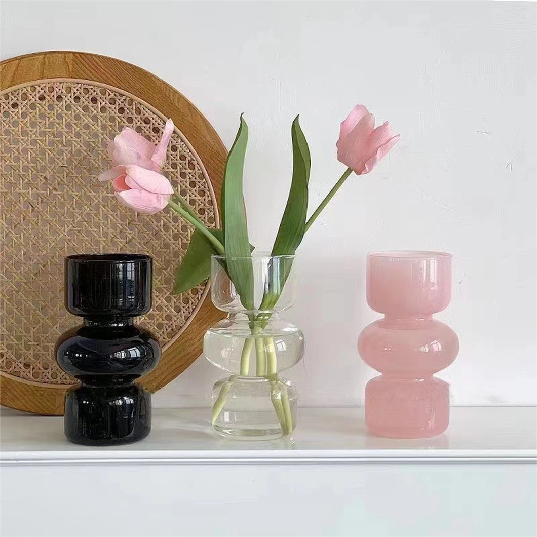 Creative Irregular Water Flower Ornament Glass Vase