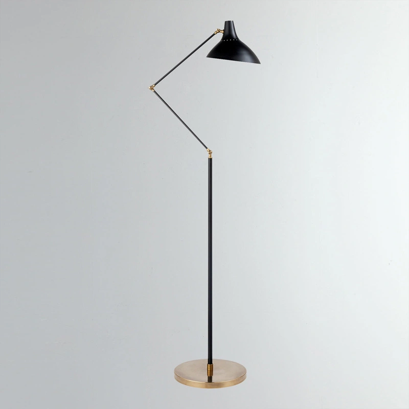 Charlton Floor Lamp Nordic Retro Floor Lamp LED Decoration Iron Standing Floor Lamp (WH-MFL-140)