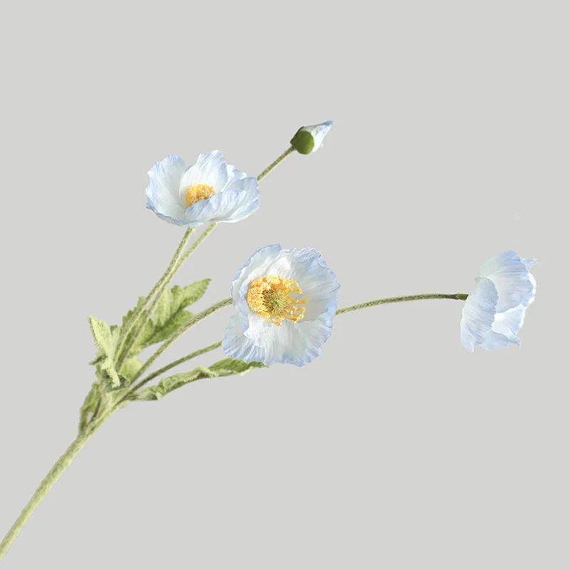 4 Head Corn Poppy Artificial Flower for Daisy Home Party Wedding Decor
