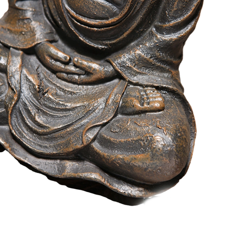 Quality Resin Serene Meditating Buddha Statue in a Minimalist Design for Home Decoration