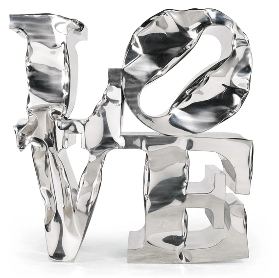 Outdoor Decoration Modern Mirror Polishing Stainless Steel Sculpture