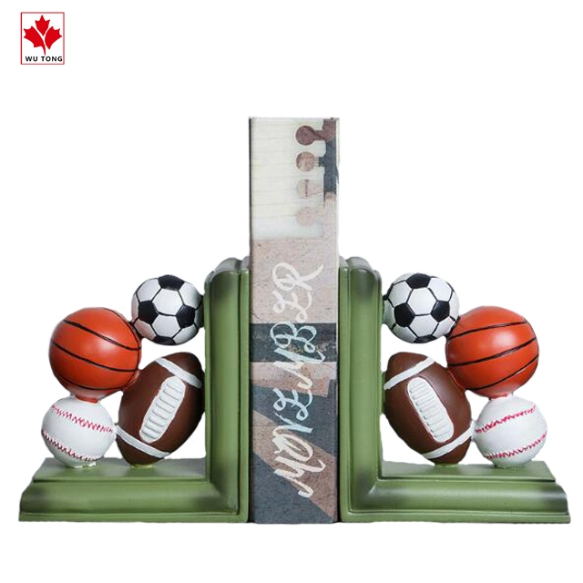 Factory Customized Resin Balls Bookends for Home Decor Gift