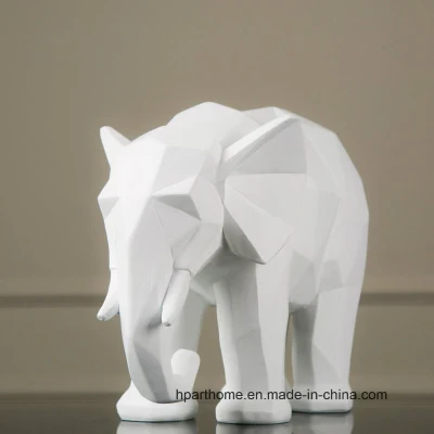 Art Collection Premium Quality White Elephant Resin Souvenir Figurine