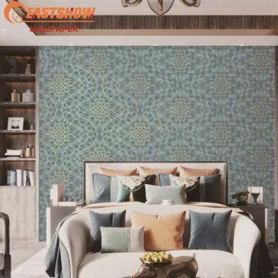 Hot Sale Luxury Floral Pattern Modern Designs Non Woven Flower Wallpaper for Home Decoration
